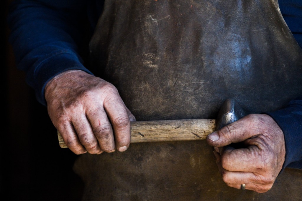 This photo of Will Frary, local blacksmith, won "honorable mention" during the student practicum portion of the SWPJC. Photo by Madison Weavil
