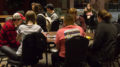 Students gather to enjoy breakfast and game night in the Tucker Student Center